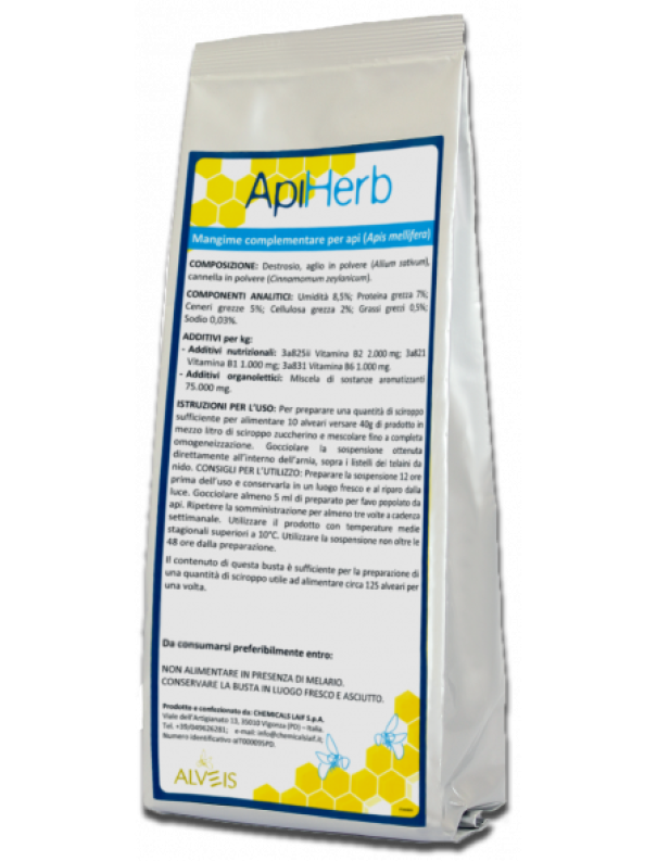 Vari formati ApiHerb Alveis per apicoltura