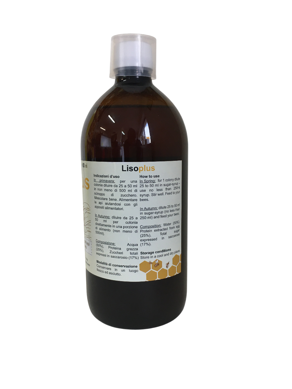 Istruzioni uso Lisoplus 1 L per api