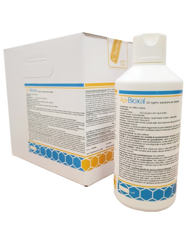 flacone di soluzione antivarroa laif liquido con scatola 5 litri per apicoltura professionale