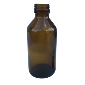 Bottiglietta in vetro scuro da 100 ml senza contagocce (confezione da 68 pezzi)