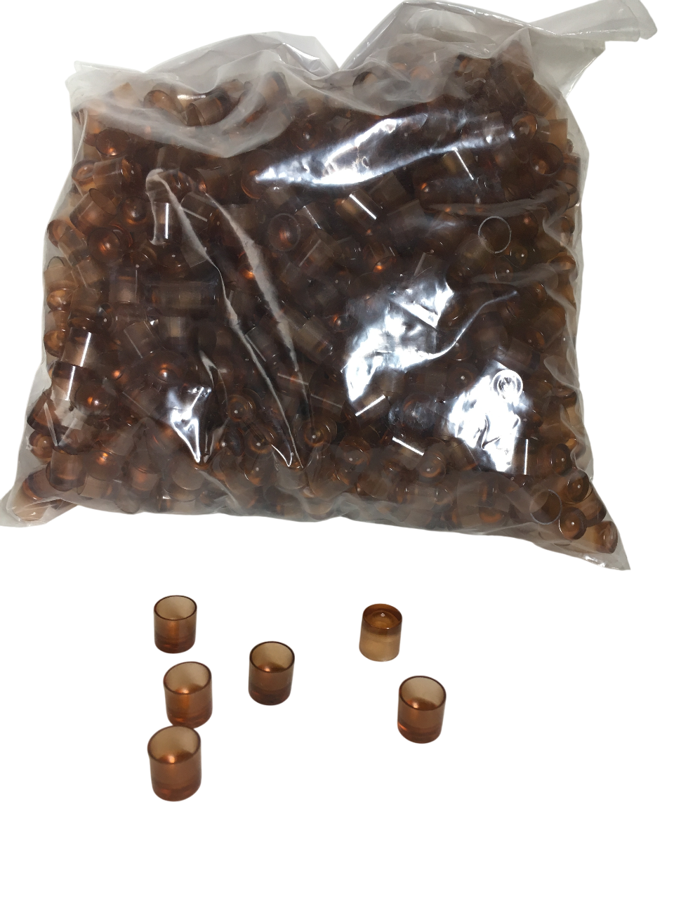 Confezione di 1000 cupolini in plastica per allevamento regine