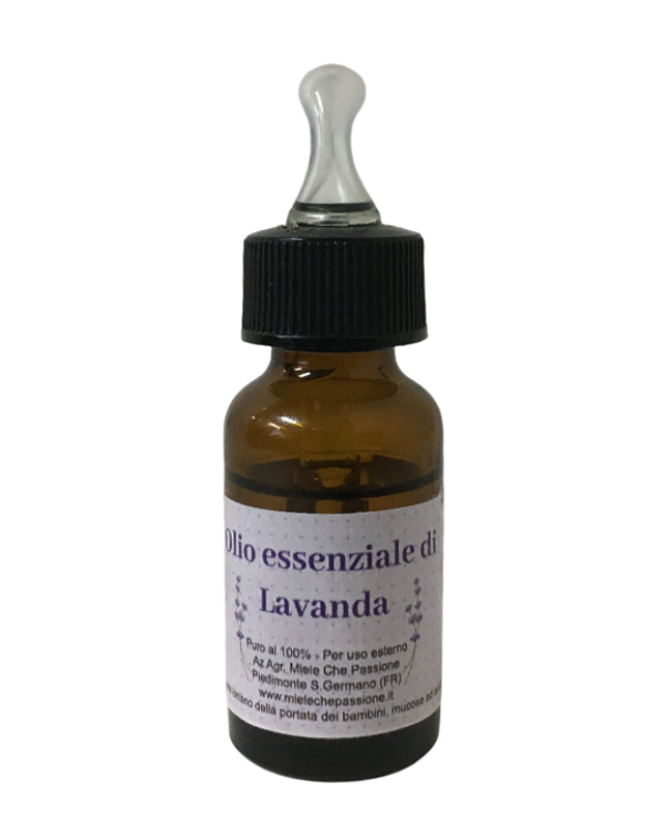 boccetta di olio essenziale di lavanda Coop Melissa da 10 ml con contagocce