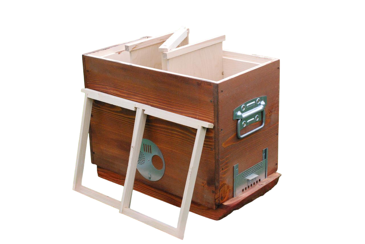 Telaini e scomparti interni arnietta di fecondazione smontati