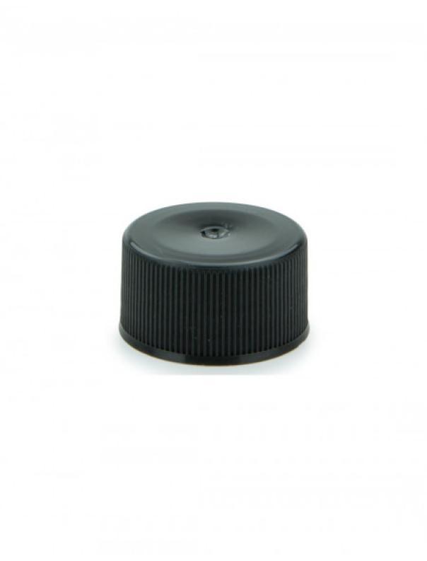 Capsula in plastica nera a vite per chiusura vasetto 100 ml