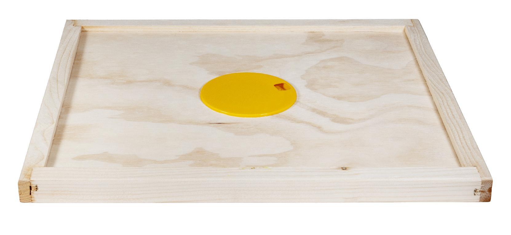apicoltura.com apiscampo a 2 uscite rotondo su tavoletta per arnia da 10 favi - foto 2