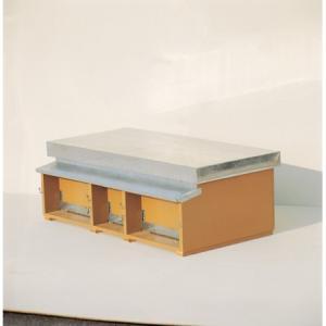 Cassone a tre scomparti per produzione pappa reale