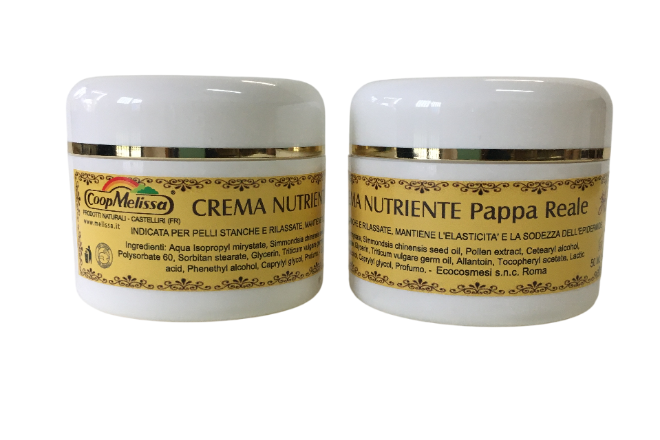 Vasetti crema nutriente pappa reale 50 ml Coop Melissa ingredienti visibili