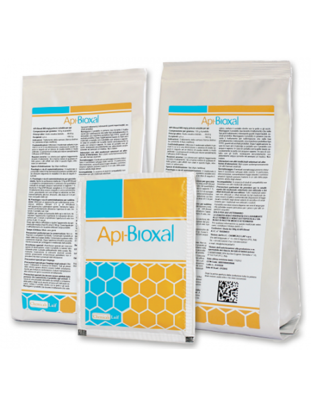 diversi formati Api Bioxal Laif per trattamento biologico varroa