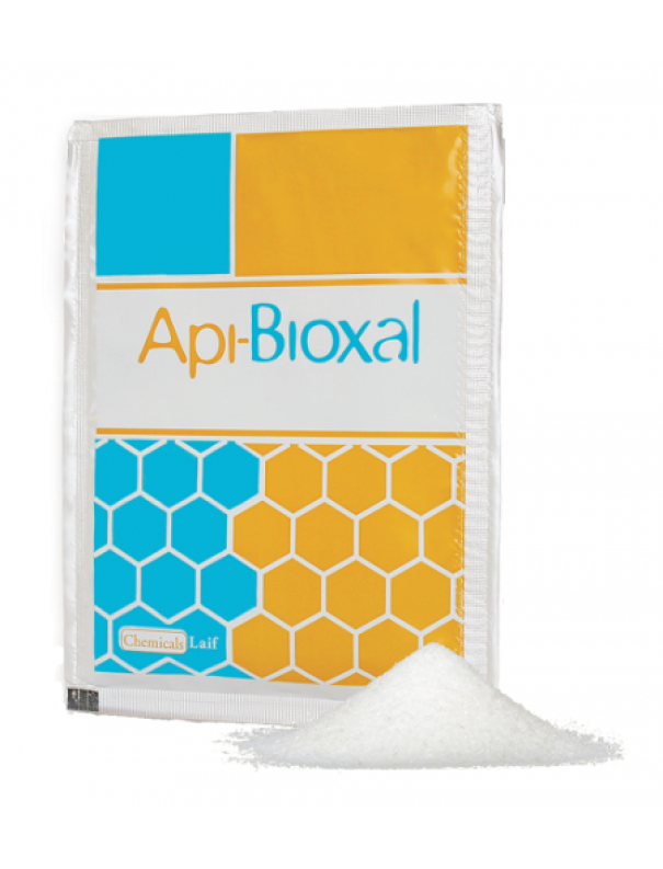 dettaglio bustina Api Bioxal Laif con polvere acido ossalico 175g
