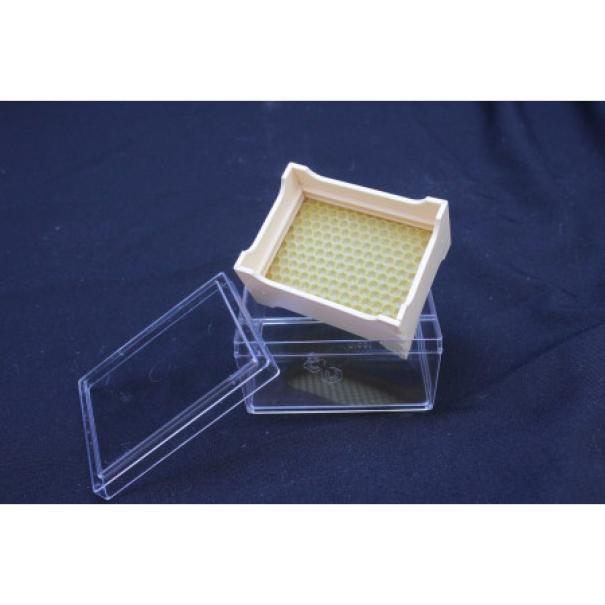 favetto mini plastica struttura e contenitore trasparente per miele in favo confezionato