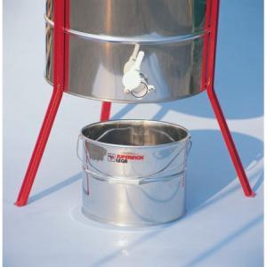 Secchio sottosmelatore inox 20 kg con maniglia - senza rubinetto