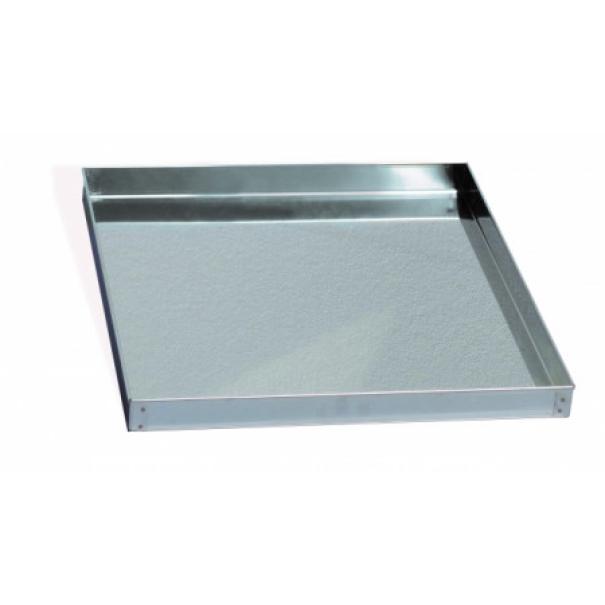 vassoio in acciaio inox per carrellino portamelari dimensioni 43x50 cm apicoltura