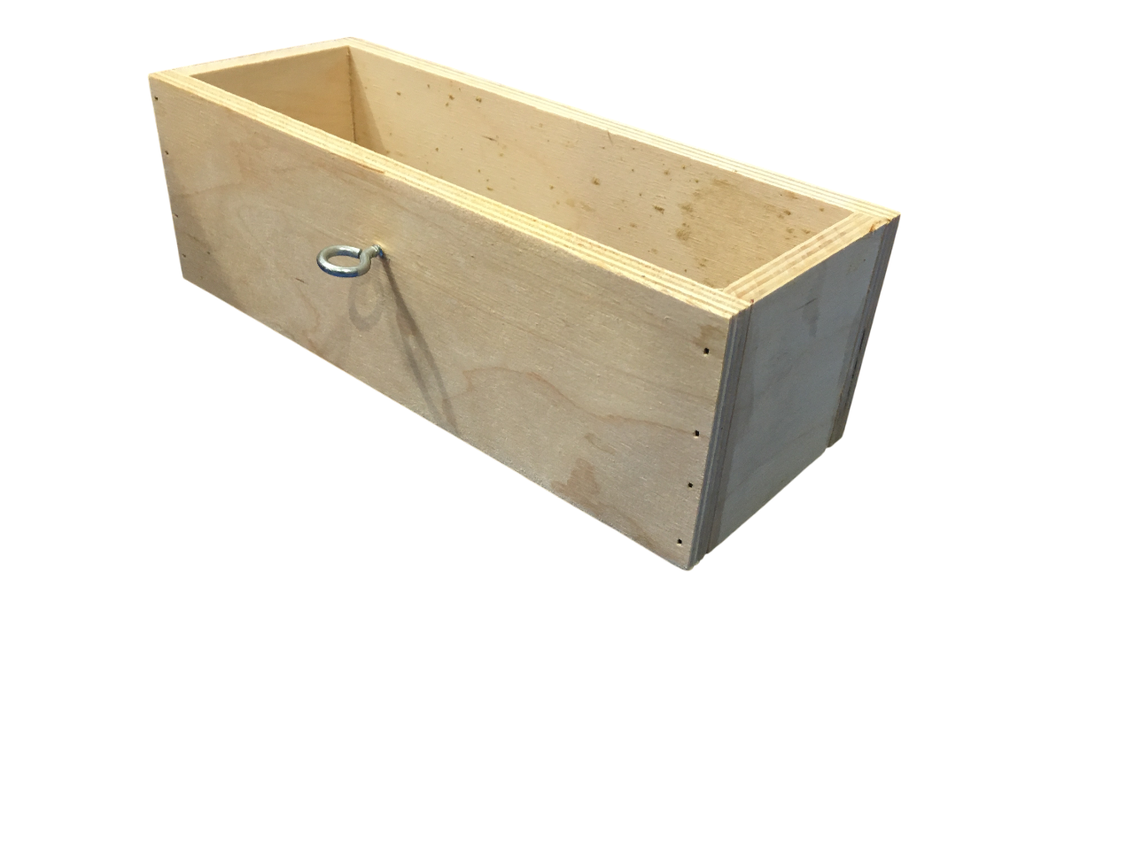 Cassettino raccoglitore estraibile in legno per deposito polline