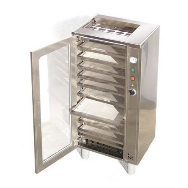 Essiccatoio polline con cassettini in rete inox inseriti