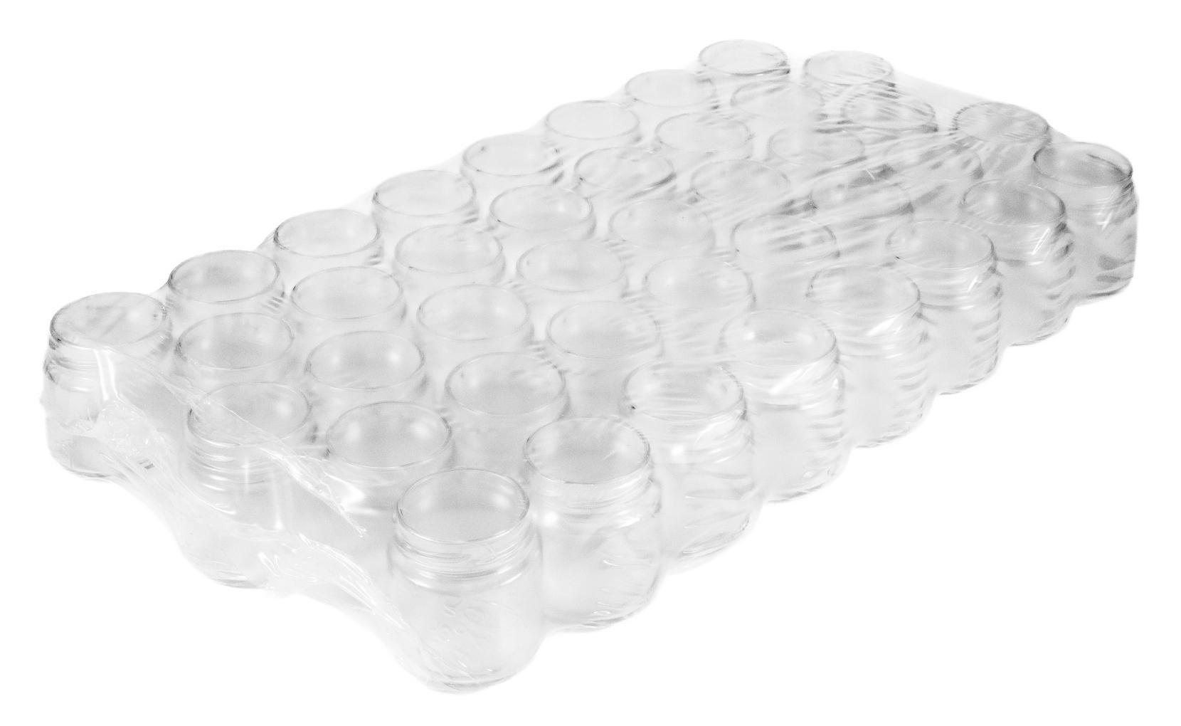 apicoltura.com vaso in vetro ml. 106, tipo basso, per 125 gr di miele (conf. da 40 pezzi) completo di tappo - foto 3