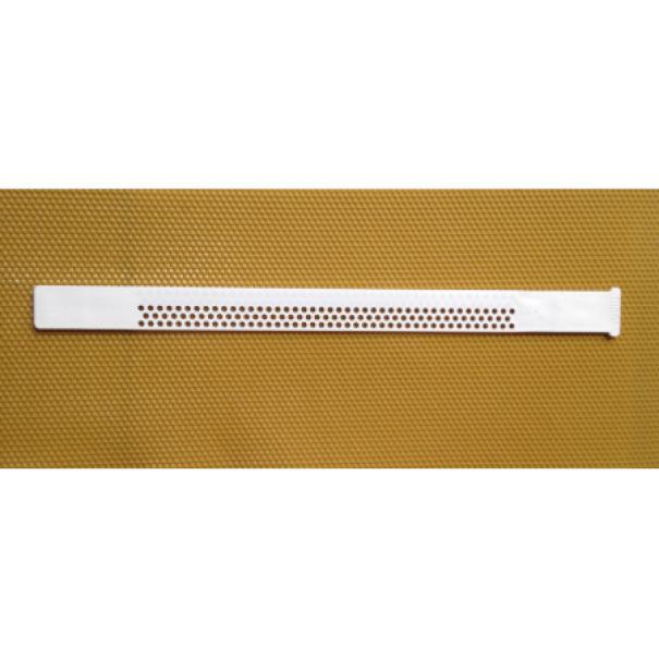 Griglia per raccolta polline in plastica a tre fori con corpo allungato