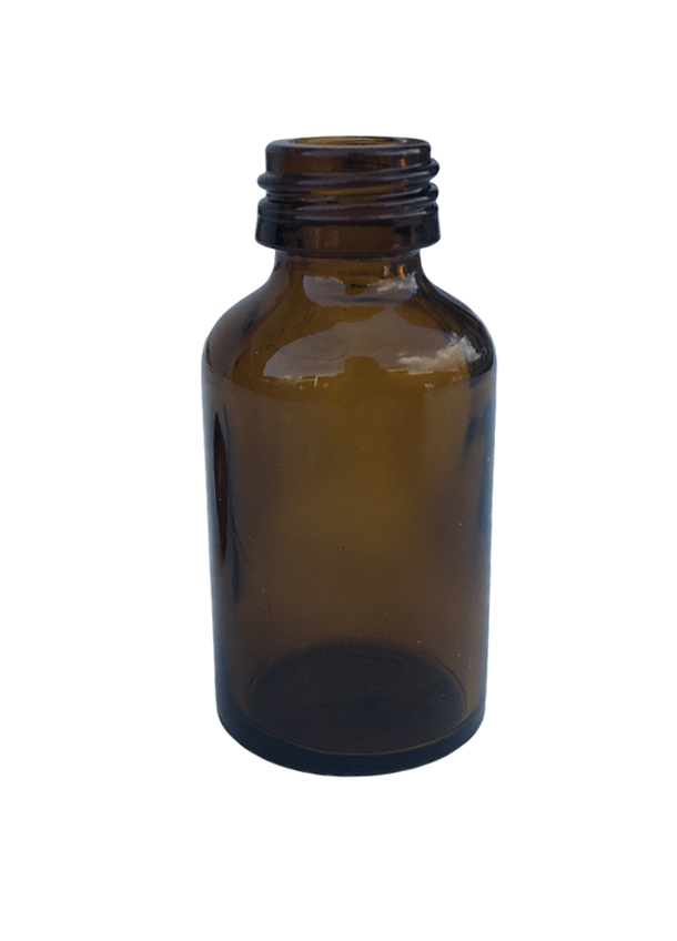 flacone in vetro ambrato da 20 ml per propoli e oli essenziali apicoltura