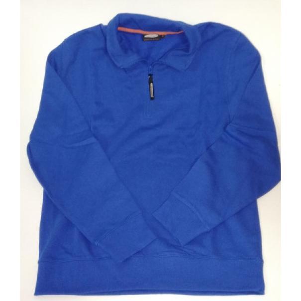  felpa/maglia da sudore con mezza zip verde - foto 2