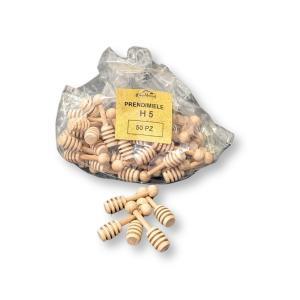 Prendimiele in legno di faggio da 5,5 cm (conf. 50 pz)