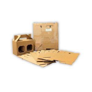 Scatoletta avana per 2 vasetti di miele da 500 g (10 pezzi)