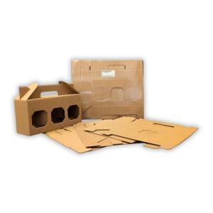 Scatoletta avana per 3 vasetti di miele da 500 g (10 pezzi)