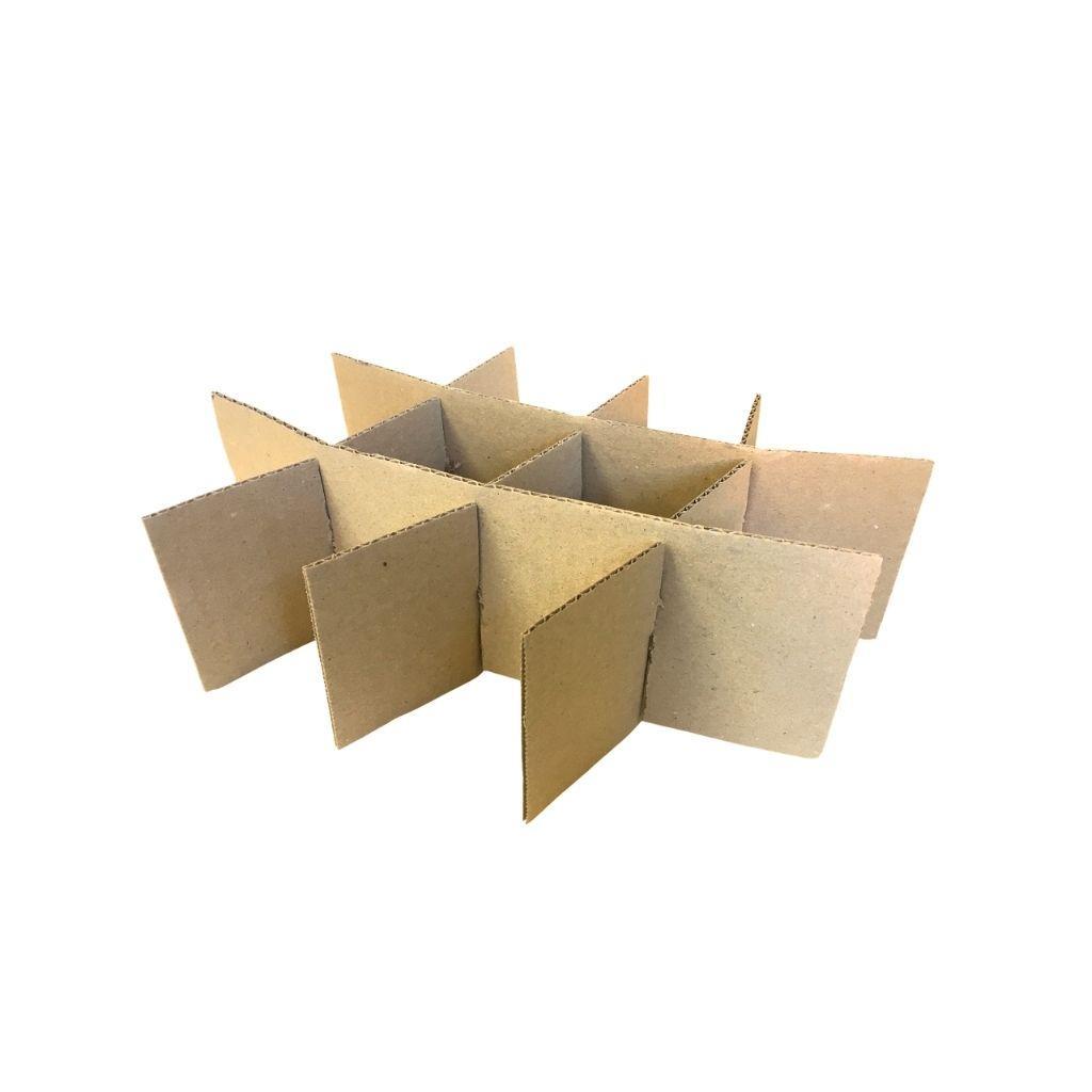 Elementi divisori in cartone ondulato per scatole alimentari